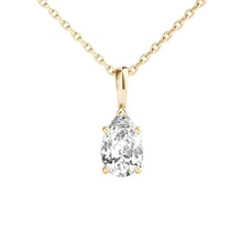 Load image into Gallery viewer, Pear Diamond Pendant