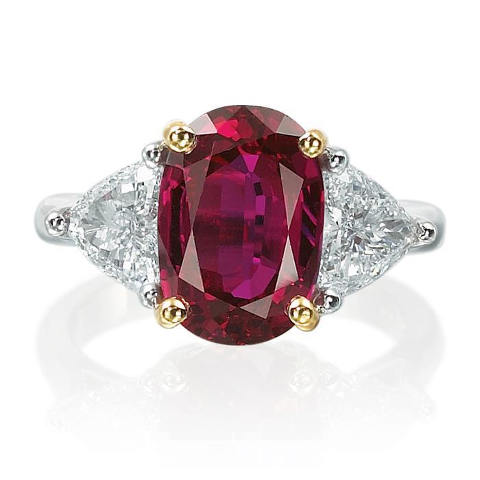 Ruby and Diamond Mounting