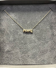 Load image into Gallery viewer, Baby Bubble Name Necklace - Faye