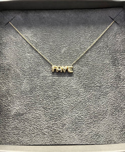 Baby Bubble Name Necklace - Faye