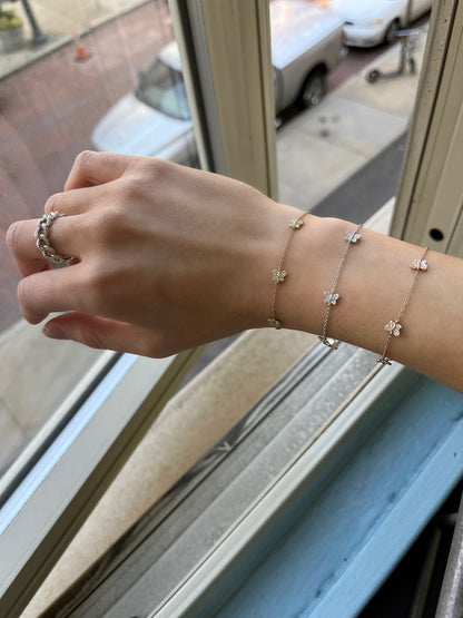 5 Diamond Butterfly Bracelet