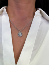 Load image into Gallery viewer, Small NYC Cobblestone Circle Pendant 4