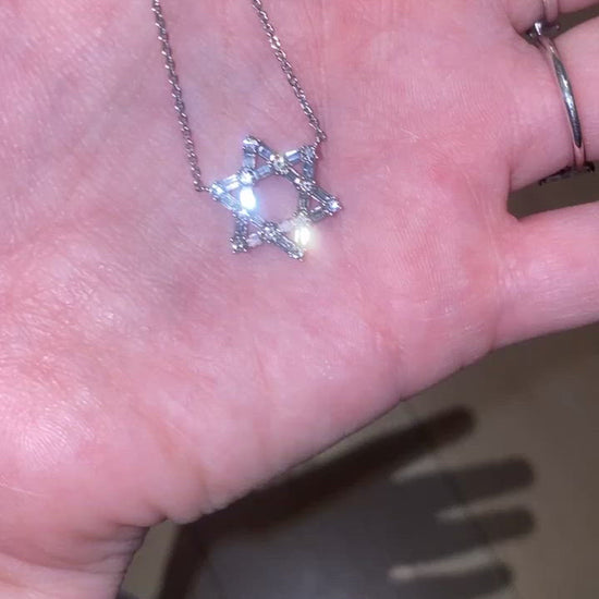Star of David Diamond Pendant - Video