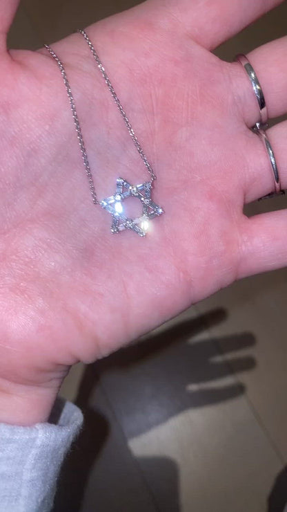 Star of David Diamond Pendant - Video