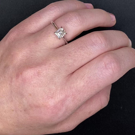 Emerald Cut Engagement Ring - Video
