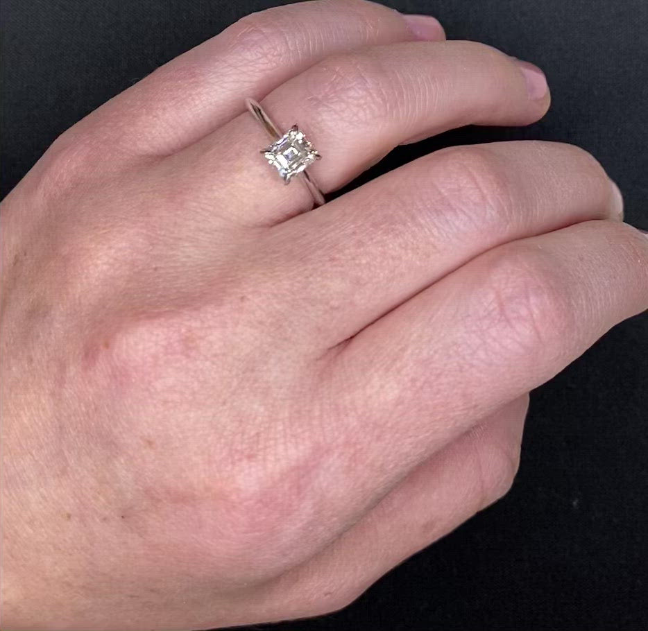 Emerald Cut Engagement Ring - Video