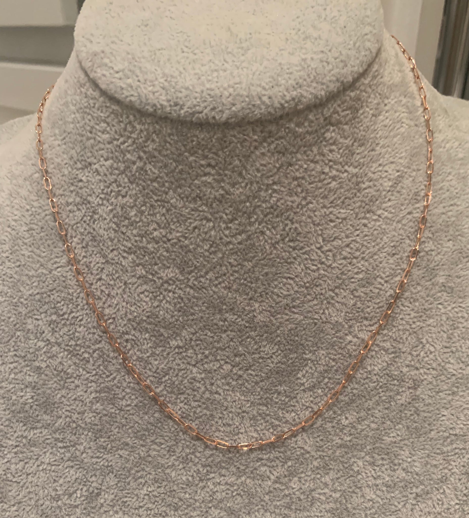 Vintage Russian 14K Gold Interlocking Flat Link 61” Long Chain, Neckla –  Alpha & Omega Jewelry