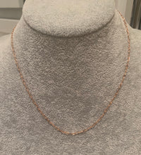 Load image into Gallery viewer, Gold Flat Chain Necklace 2