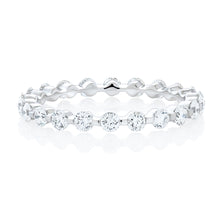 Load image into Gallery viewer, Single Prong Diamond Eternity Band