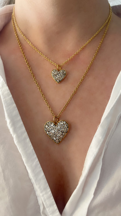 Baby NYC Cobblestone Heart Pendant 2
