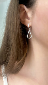 Diamond Raindrop Earrings 3