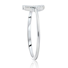 Load image into Gallery viewer, Petite Diamond Horsehoe Ring 2