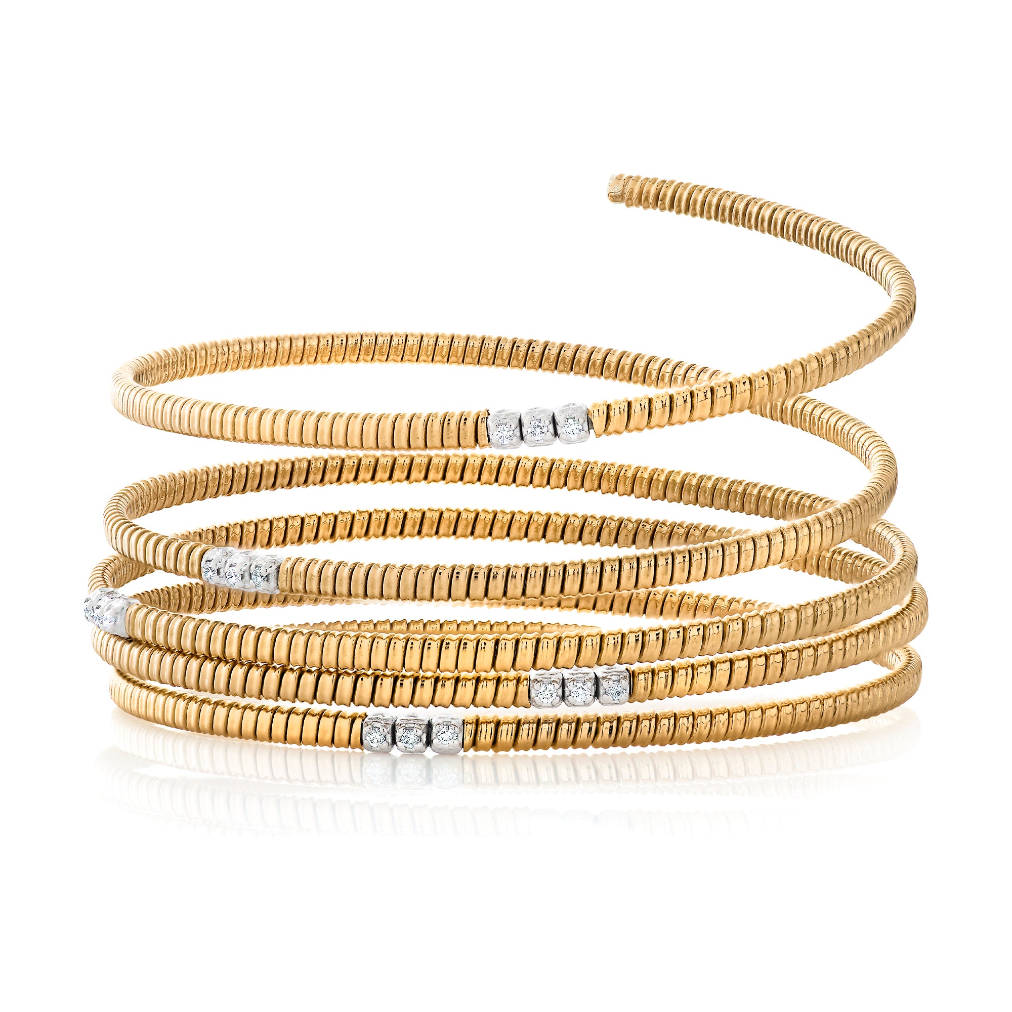 Five Strand Pearl Diamond 18k Gold Bracelet, 20th Century | Marie Betteley  Antique & Vintage Jewelry
