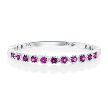 Dainty 1 Ruby Band