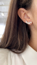Load image into Gallery viewer, Diamond Baguette Ear Climbers 2