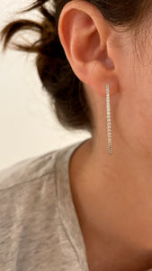 Classic Diamond "Nikki" Hoop Earrings 2