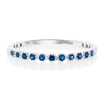 Dainty 1 Sapphire Band