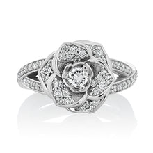 Load image into Gallery viewer, Diamond and Ruby Oval Pendant