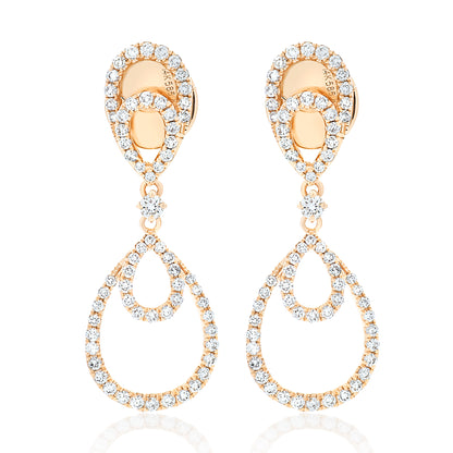 Diamond Dangle Earrings