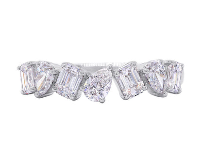Split Prong Diamond Eternity Band