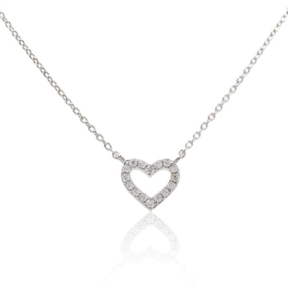 Itty Bitty Diamond Heart Pendant