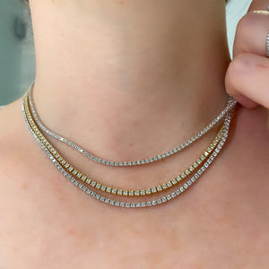 Diamond "Luxe" Tennis Necklace 5