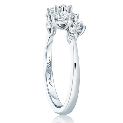 Round Diamond Cluster Ring 2