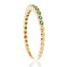 Load image into Gallery viewer, Dainty 1 Emerald Band - 02
