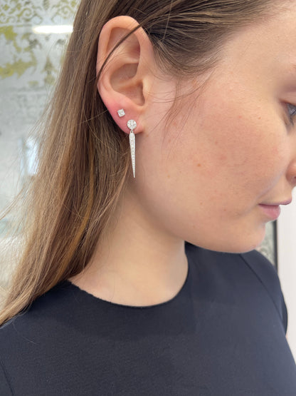 Diamond Dagger Earrings