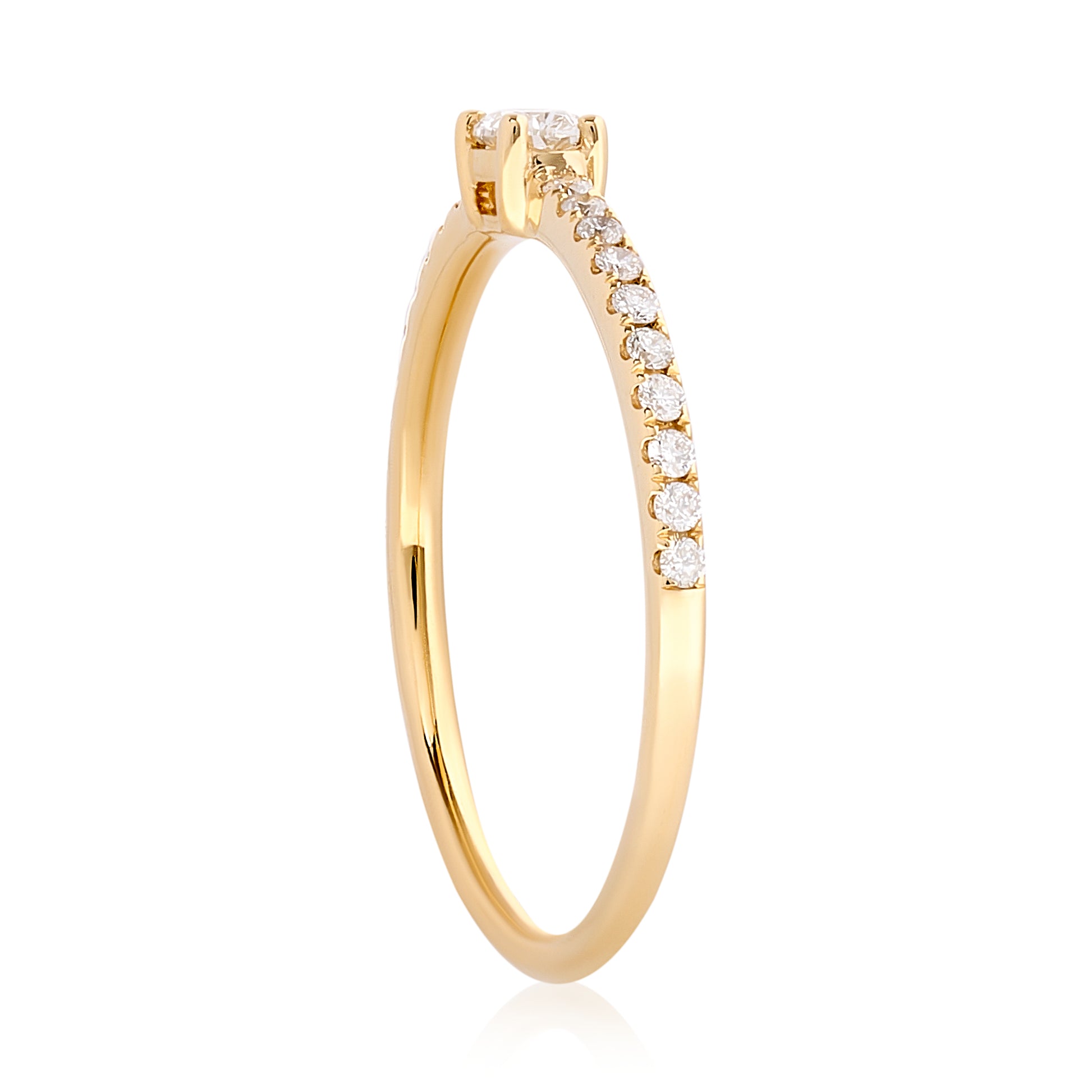 Petite Oval Diamond Band - Two