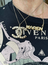 Load image into Gallery viewer, Large Bubble Name Necklace - Koren