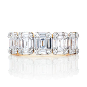Illusion Set Diamond Band 2