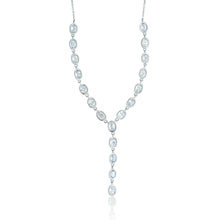 Load image into Gallery viewer, Oval Diamond Y Necklace