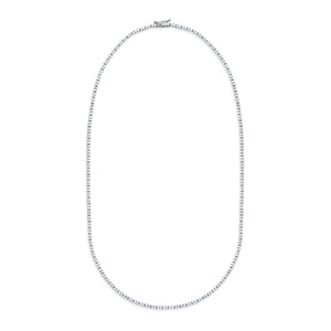 The Nikki 2 Straight Line Diamond Tennis Necklace