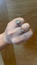 Load image into Gallery viewer, The Alisa Heart and Emerald Diamond Ring 3