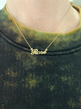 Load image into Gallery viewer, Name Necklace - Rose 2