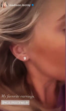 Load image into Gallery viewer, Petite Illusion Diamond Stud Earrings 4