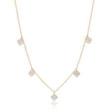 Load image into Gallery viewer, 5 Clover Diamond Necklace