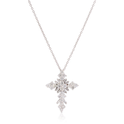 Victorian Style Diamond Cross