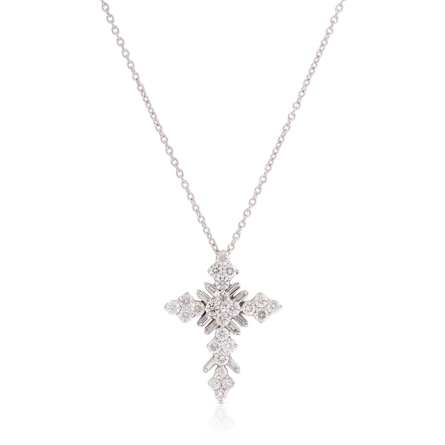 Victorian Style Diamond Cross