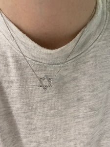 Star of David Diamond Pendant 3