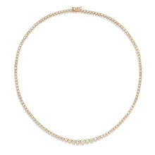 Load image into Gallery viewer, Dainty 3 Diamond Riviera Necklace