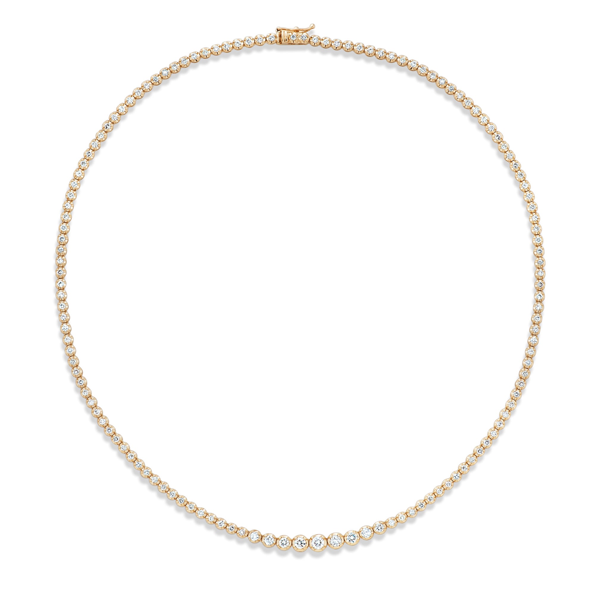Alinka 18kt rose gold RIVIERA diamond necklace