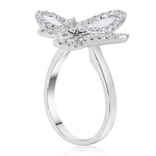 Load image into Gallery viewer, Two Large Butterfly Diamond Ring 2