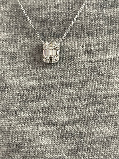 Large Diamond Illusion Pendant 2