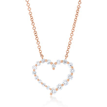 Load image into Gallery viewer, Diamond Open Heart Pendant