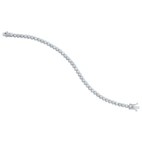 Dainty 4 Diamond Tennis Bracelet
