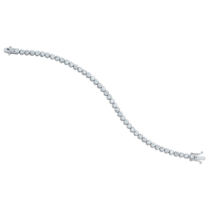 Dainty 4 Diamond Tennis Bracelet