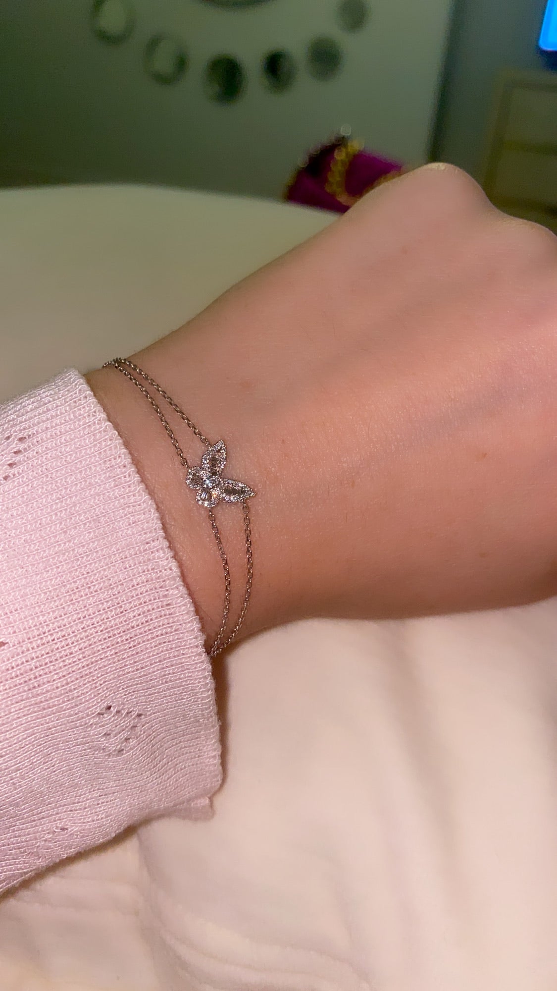 Olivia burton butterfly bracelet best sale