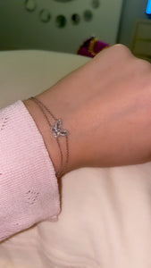 Mini Diamond Butterfly Bracelet 2